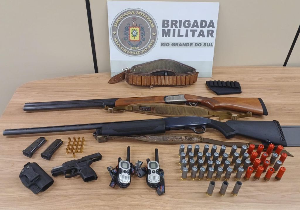 Brigada Militar prende homem por porte ilegal de arma de fogo em Passa Sete